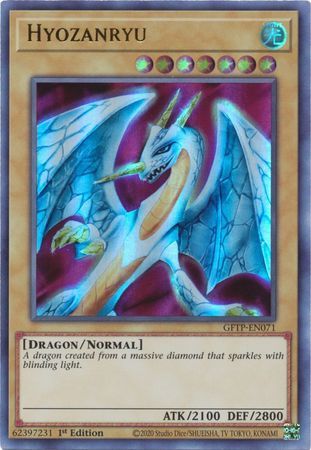 Hyozanryu - GFTP-EN071 - Ultra Rare 1st Edition Ghosts From The Past 1st Edition Singles