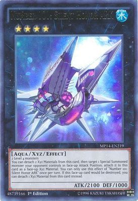 Number 101: Silent Honor ARK - MP14-EN219 - Ultra Rare 1st Edition Yu-Gi-Oh! 2014 Mega-Tins Singles