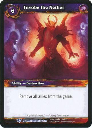 Invoke the Nether - Alliance Warlock 6/30 - Rare WoW: Alliance Gnome Warlock