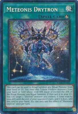 Meteonis Drytron (Secret Rare) - Quarter Century Stampede Quarter Century Stampede