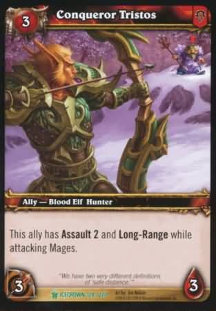 Conqueror Tristos - 128/220 - Uncommon WoW: Icecrown