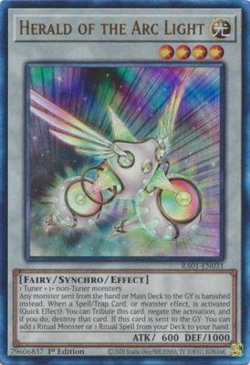 Herald of the Arc Light - RA01-EN031 - Prismatic Ultimate Rare 25th Anniversary Rarity Collection Singles