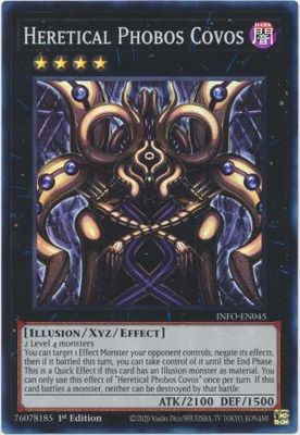 Heretical Phobos Covos - INFO-EN045 - Super Rare 1st Edition The Infinite Forbidden 1st Edition Singles *Espanol*