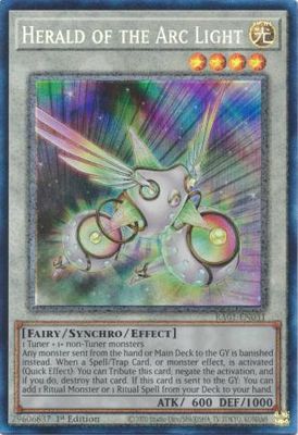 Herald of the Arc Light - RA01-EN031 - Prismatic Collector&#39;s Rare 25th Anniversary Rarity Collection Singles