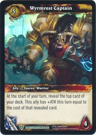 Wyrmrest Captain - Aspects Treasure 58/75 - Uncommon WoW: Battle of the Aspects Treasure Pack Singles foil