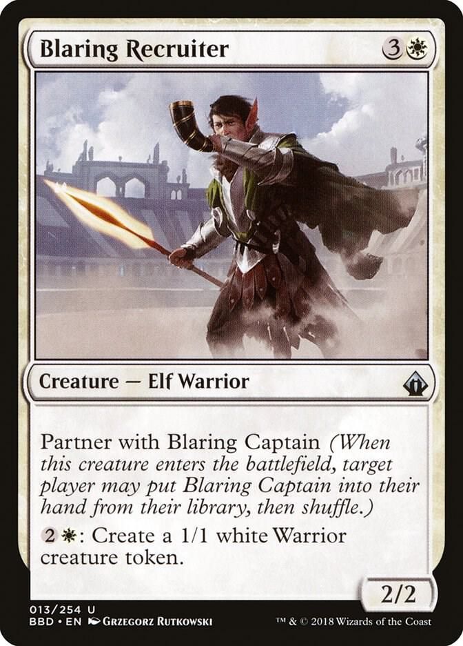 Blaring Recruiter 013/254 - Battlebond (BBD)