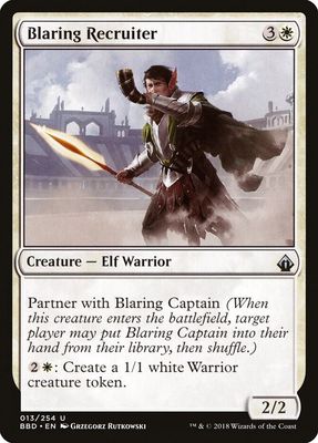 Blaring Recruiter 013/254 - Battlebond (BBD)
