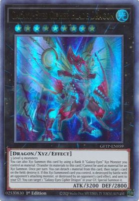 Galaxy-Eyes Cipher Blade Dragon - GFTP-EN059 - Ultra Rare 1st Edition Ghosts From The Past 1st Edition Singles