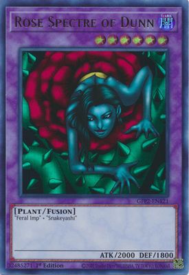 Rose Spectre of Dunn - GFP2-EN121 - Ultra Rare 1st Edition Ghosts From The Past: The 2nd Haunting 1st Edition Singles
