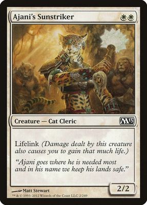 Ajani&#39;s Sunstriker  2/249 - Magic 2013 (M13)