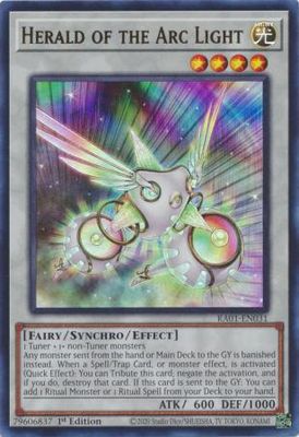 Herald of the Arc Light - RA01-EN031 - Ultra Rare 25th Anniversary Rarity Collection Singles