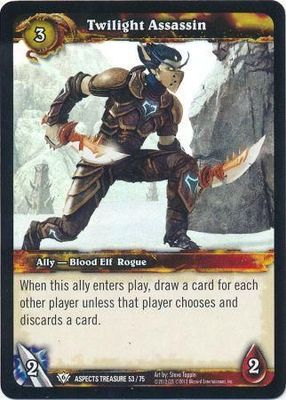 Twilight Assassin - Aspects Treasure 53/75 - Common WoW: Battle of the Aspects Treasure Pack Singles