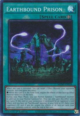 Earthbound Prison - MZMI-EN034 - Super Rare 1st Edition Maze of Millennia 1st Edition Singles