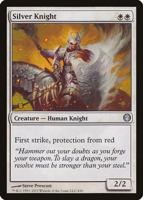 Silver Knight 8/81 - Duel Decks: Knights vs. Dragons (DDG)