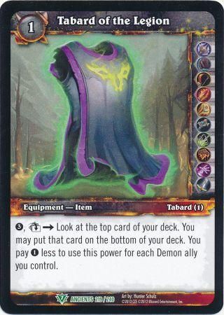 Tabard of the Legion - 219/240 - Uncommon WoW: War of the Ancients