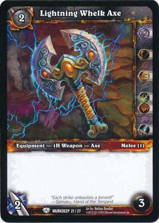Lightning Whelk Axe - 21/27 - Murkdeep - Common WoW: Murkdeep (Shaman)