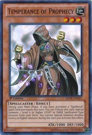 Temperance of Prophecy - REDU-EN017 - Super Rare 1st Edition Return of the Duelist 1st Edition Singles