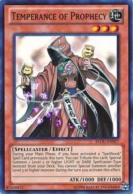 Temperance of Prophecy - REDU-EN017 - Super Rare Unlimited Return of the Duelist Unlimited Singles