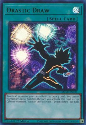 Drastic Draw - MZMI-EN037 - Ultra Rare 1st Edition Maze of Millennia 1st Edition Singles