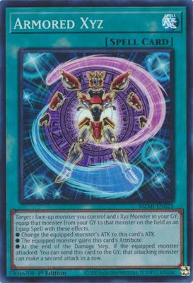 Armored Xyz - MZMI-EN025 - Super Rare 1st Edition Maze of Millennia 1st Edition Singles