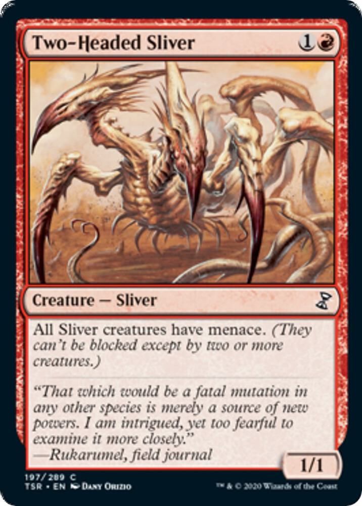 Two-Headed Sliver 197/289 - Time Spiral: Remastered (TSR)