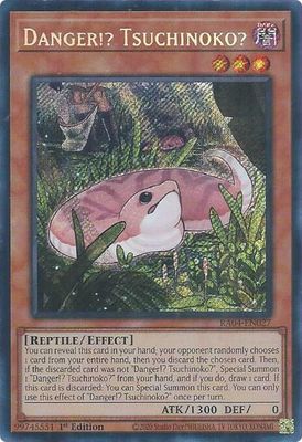 Danger!? Tsuchinoko? (Secret Rare) - Quarter Century Stampede Quarter Century Stampede