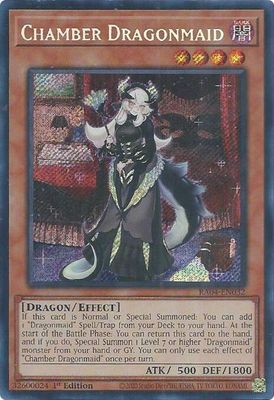 Chamber Dragonmaid (Secret Rare) - Quarter Century Stampede Quarter Century Stampede