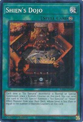 Shien&#39;s Dojo (Secret Rare) - Quarter Century Stampede Quarter Century Stampede