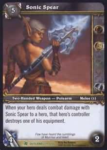 Sonic Spear - 219/246 - Uncommon WoW: Fires of Outland