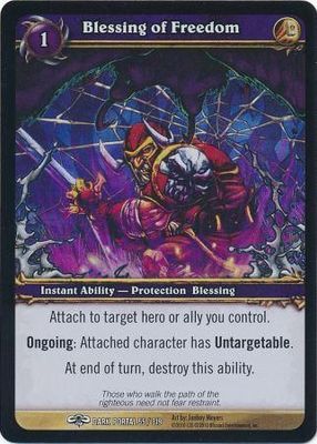 Blessing of Freedom - Foil Dark Portal 55/319 - Common WoW: Archives