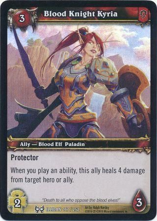 Blood Knight Kyria - Foil Illidan 147/252 - Common WoW: Archives
