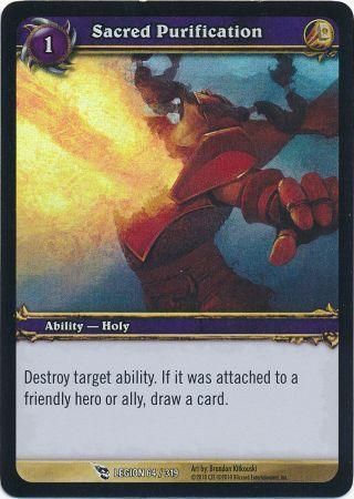 Sacred Purification - Legion 64/319 - Common WoW: Archives foil