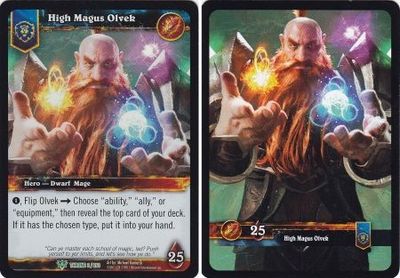 High Magus Olvek - Throne 3/263 World of Warcraft Promo Singles