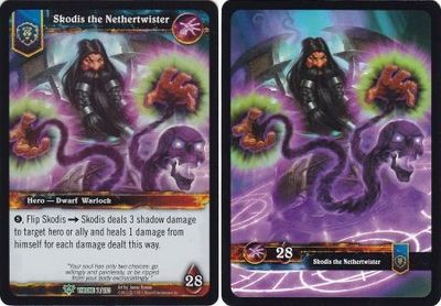 Skodis the Nethertwister - Throne 7/263 World of Warcraft Promo Singles
