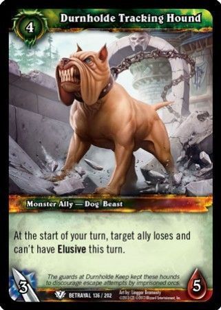 Durnholde Tracking Hound - 136/202 - Common WoW: Betrayal of the Guardian