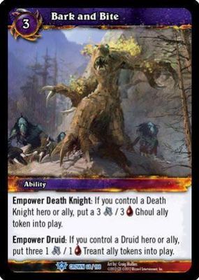 Bark and Bite - 68/198 - Rare WoW: Crown of the Heavens