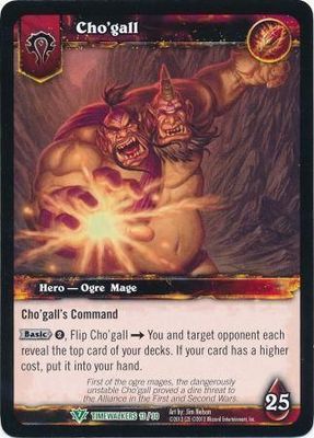 Cho&#39;gall - Timewalkers 13/30 - Uncommon [2012] (JN Art) WoW: War of the Ancients
