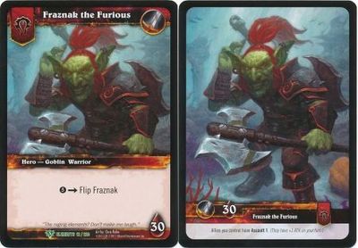 Fraznak the Furious - 12/220 - Uncommon WoW: War of Elements