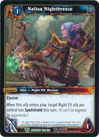 Nalisa Nightbreeze - 102/240 - Uncommon WoW: War of the Ancients