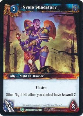 Nyala Shadefury - 105/240 - Uncommon WoW: War of the Ancients