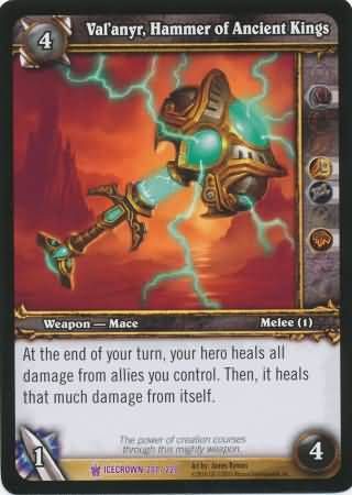 Val&#39;anyr, Hammer of Ancient Kings - 201/220 - Epic Rare WoW: Icecrown