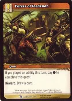 Forces of Jaedenar - 301/319 - Common WoW: March of the  Legion foil