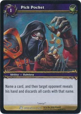 Pick Pocket - Outland 71/246 - Common WoW: Archives