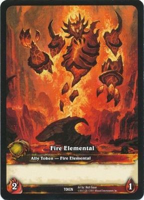 Fire Elemental - War of Elements - Token WoW: War of Elements