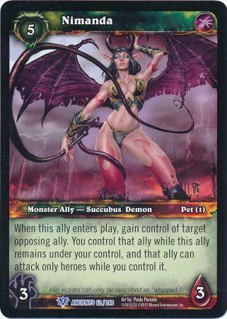Nimanda - 62/240 - Rare WoW: War of the Ancients World of Warcraft Card