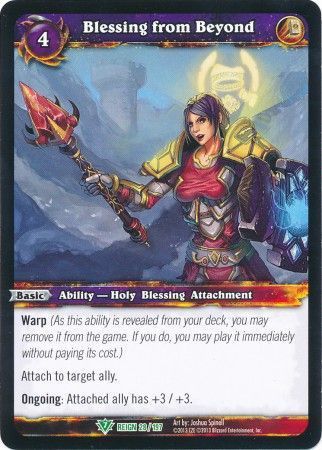 Blessing from Beyond - 28/197 - Uncommon WOW: Reign of Fire