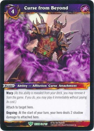 Curse from Beyond - 50/197 - Uncommon WOW: Reign of Fire
