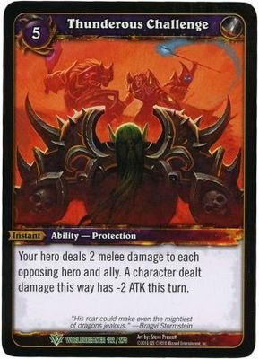 Thunderous Challenge - 122/270 - Uncommon WoW: Worldbreaker