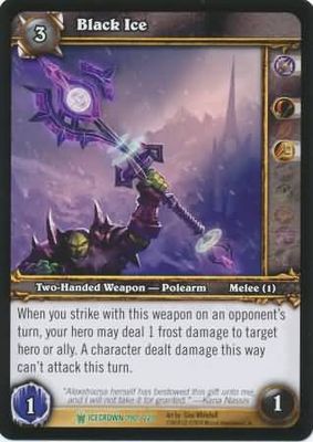 Black Ice - 190/220 - Uncommon WoW: Icecrown