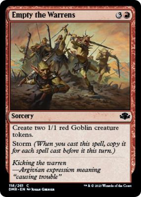 Empty the Warrens 118/261 - Dominaria Remastered Singles